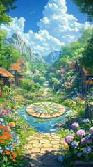 Medicine Wheel Healing Garden Native American Spirituality Religion Spiritual Symbol