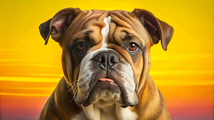 Obraz premium English Bulldog.