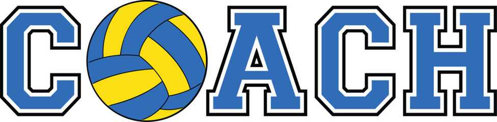 Volleyball Coach Shirt, Team coach, Sports Coach Gift, Coach life, School, Football, Rugby, Team Mom, Custom Gift, Baseball, Cricket, Basketball, American Football, Soccer Ball, Cut File For Cricut