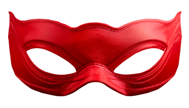 Cut-out superhero mask in PNG format