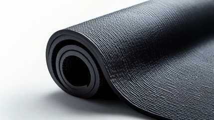 Rolled up Yoga Mat.