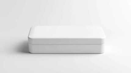 White Rectangular Box Mockup.