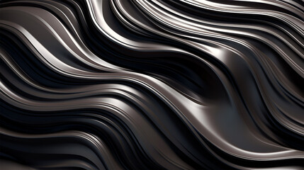 Obraz premium Molten metal textures merging and flowing in a metallic-themed abstract pattern
