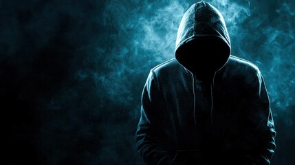 A hacker navigating the dark web, with a computer screen showing encrypted sites, anonymous chats, and illegal listings. The shadowy, clandestine environment features a hoodie-clad hacker