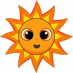 Solar Flare A Molten Being of Devastating Heat Art art vector illustration