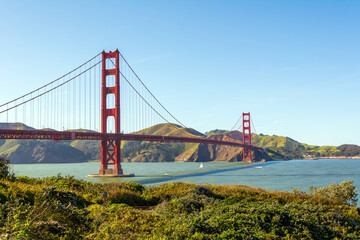 The Golden Gate Bridge in San Francisco, California, USA