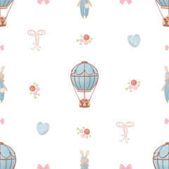 Seamless watercolor pattern. Ideal for printing on fabric and paper