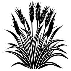 Reed  Art art vector illustration