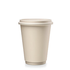 Coffee on white background, coffee to go, coffee take away 