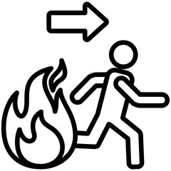 Fire Exit Icon