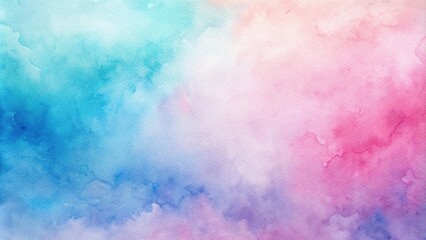 Obraz premium Soft pink and blue gradient watercolor background from a high angle, artistic, soothing, blue, delicate, soft, wallpaper, art, gradient, high angle, modern, tranquil, aesthetic, painting