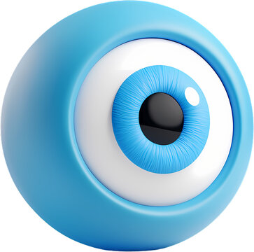 recommend clip art: 3D icon of cartoon eye clip art