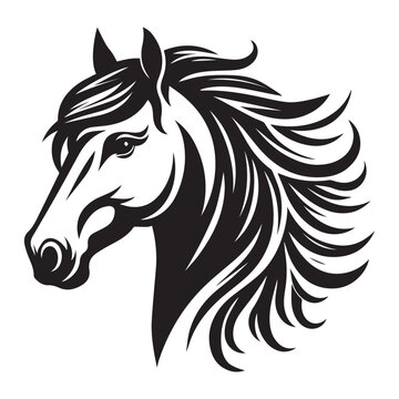 horse head silhouette