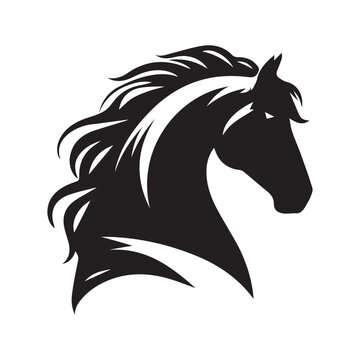 horse head silhouette