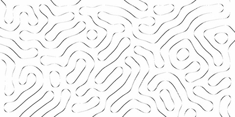 Obraz premium Abstract Turing organic wallpaper with background. Turing reaction diffusion monochrome seamless pattern with chaotic motion. Natural seamless line pattern. Linear design with biological shapes.