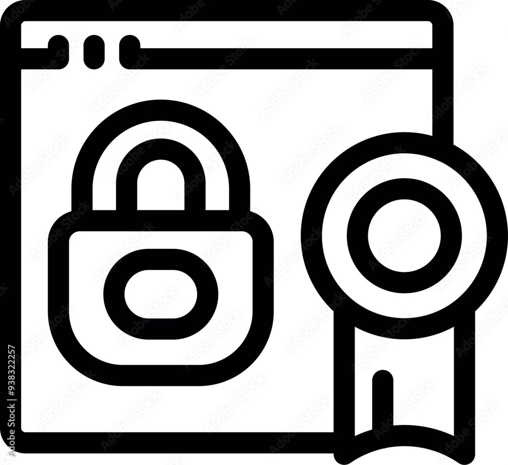 Poster padlock icon is displayed on a website, symbolizing its secure browsing experience and earning it a 