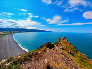 View of Porlock Weir from Hurlstone Point