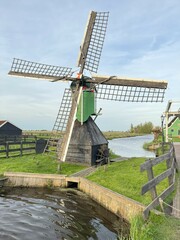dutch windmill in the country