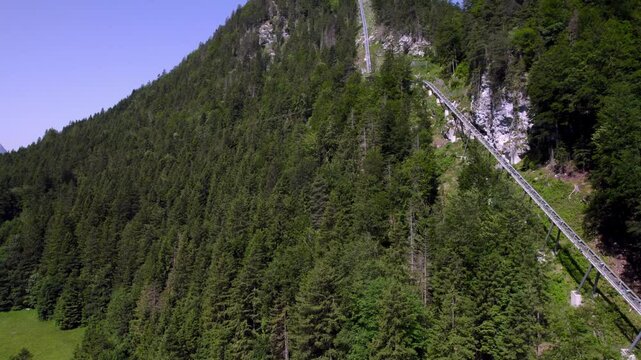 Ehrenberg and Highline179 suspension bridge