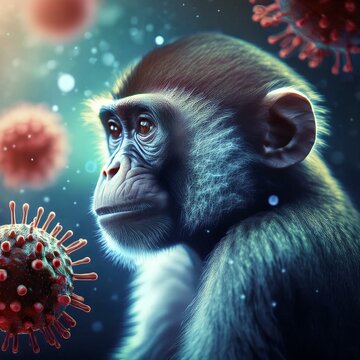 Variola dos macacos. Virus. Pandemia. Doen&ccedil;a.