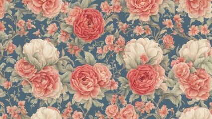 pattern with roses