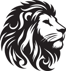 Lion Silhouette Vector Art Illustration