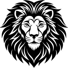 lion head vector