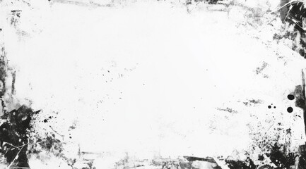 Large Blank  grey and beige Grunge Frame Border with Textured Edges