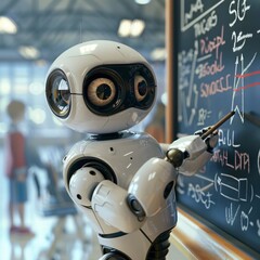 robot solves school problems