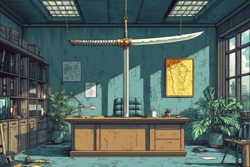 Sword of Damocles Modern Metaphor Greek Mythology Religion Spiritual Symbol