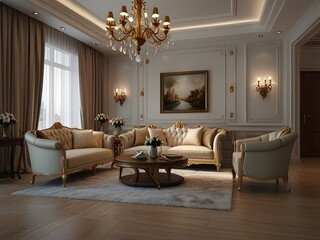 Luxury modern living room