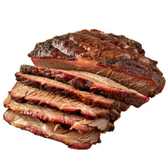 Brisket. Isolated on transparent background.