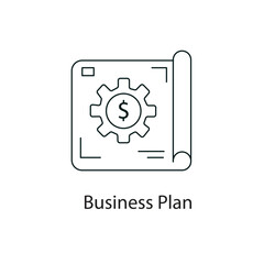 Business Plan Icon. Vector Icon Design