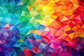 Obraz premium Colorful geometric abstract background with asymmetrical triangles, decoration, energetic., asymmetrical, creative, multicolored, composition, lines, artwork, dynamic, colorful