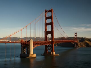 Fototapeta premium golden gate bridge at night
