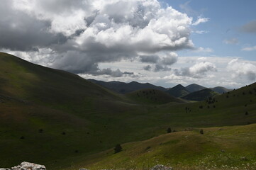 Nuvole sulle montagne
