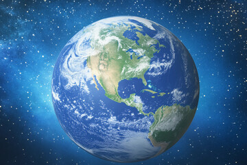 Globe North America: Planet Earth focused on USA and Canada , Earth North America, Globe Canada , Universe, World Map, Geography