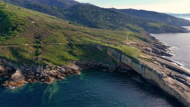 Monte Jaizkibel, punta Biosnar, Hondarribia Gipuzkoa. Stock-9