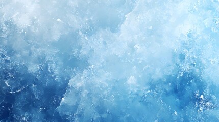 Fototapeta premium A close-up view of textured icy blue ice, perfect for backgrounds or winter-themed designs.