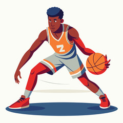 basketball player illustration
