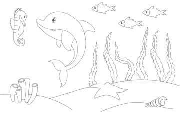 coloring book page