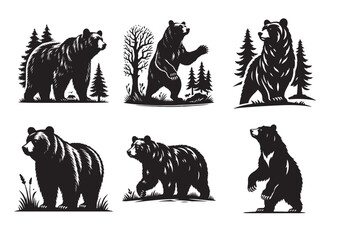 Bear silhouette