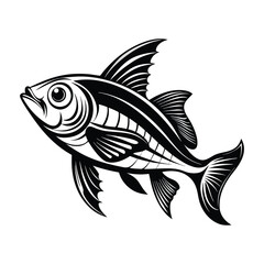 vector beautiful fish illustration design