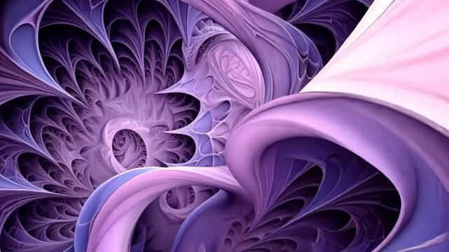 purple abstract background Organic fractal structures ornament, simple print macro nature