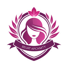 beauty academy logo design