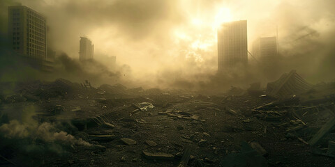 A city after the apocalypse