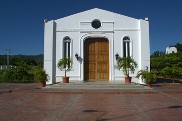 Fototapeta premium Many and varied churches on the island of Margarita. Of predominantly Catholic religion, the people of Margarita go with great faith to their churches.