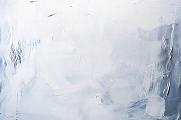 White surface featuring abstract brush strokes with light and dark grey tones, creating an impressionistic texture
