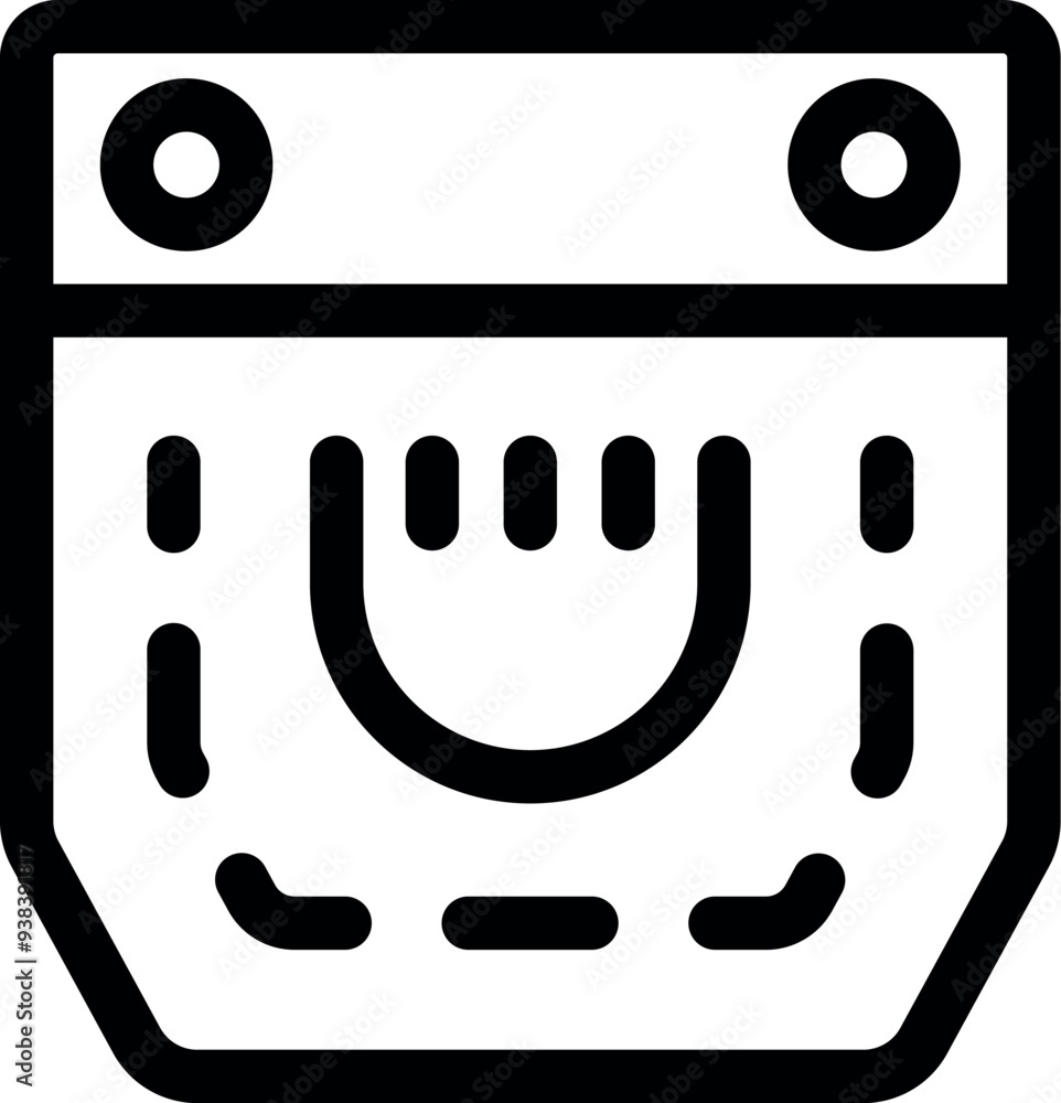 Poster electronic circuit chip component icon showing computing power