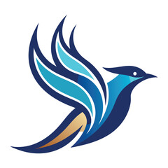 Beautiful birds logo design